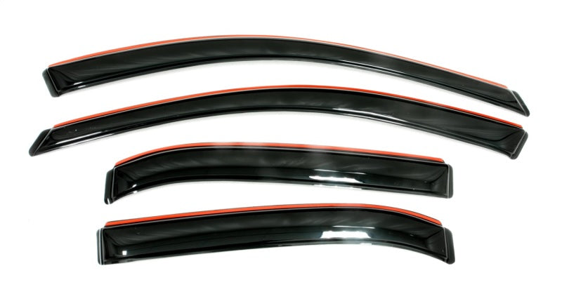 AVS 16-18 Chevy Cruze Ventvisor In-Channel Front & Rear Window Deflectors 4pc - Smoke - GTR Auto