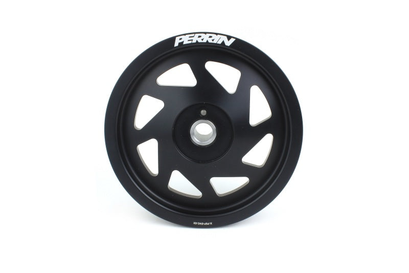 PERRIN 19-21 Subaru WRX / 16-18 Forester / 15-19 Legacy Lightweight Crank Pulley - Black - GTR Auto