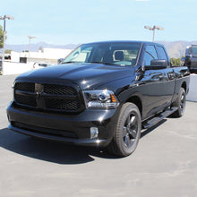 Load image into Gallery viewer, Westin 2009-2018 Ram/Dodge 1500 Quad Cab (6.5 ft Bed) PRO TRAXX 5 WTW Oval Nerf Step Bars - Black - GTR Auto