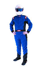 Load image into Gallery viewer, RaceQuip Blue Chevron-1 Suit - SFI-1 M Tall