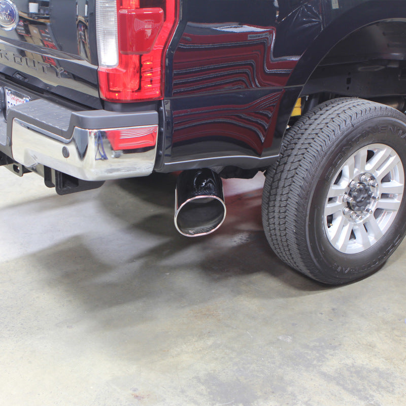 Banks Power 2017 Ford 6.7L 5in Monster Exhaust System - Single Exhaust w/ Chrome Tip - GTR Auto