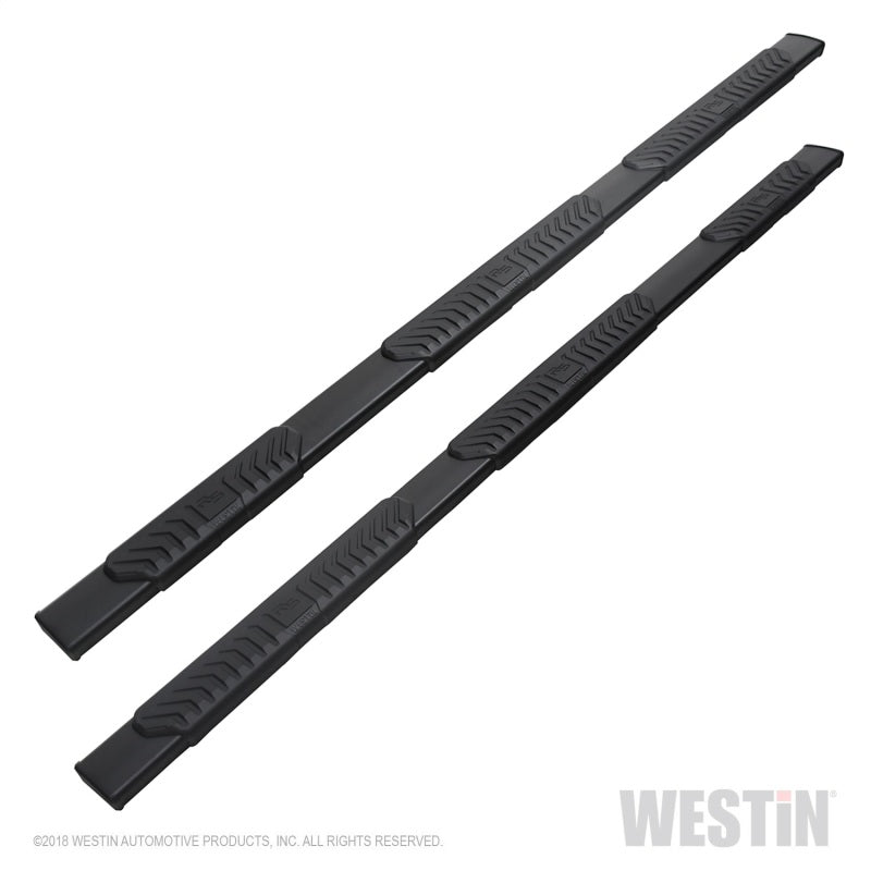 Westin 2019 Chevrolet Silverado/Sierra 1500 Crew Cab (6.5ft) R5 Modular Nerf Step Bars - Black - GTR Auto