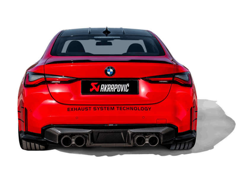 Akrapovic 21-22 BMW M3 (G80) / M4 (G82, G83) Rear Carbon Fiber Diffuser - High Gloss Black - GTR Auto