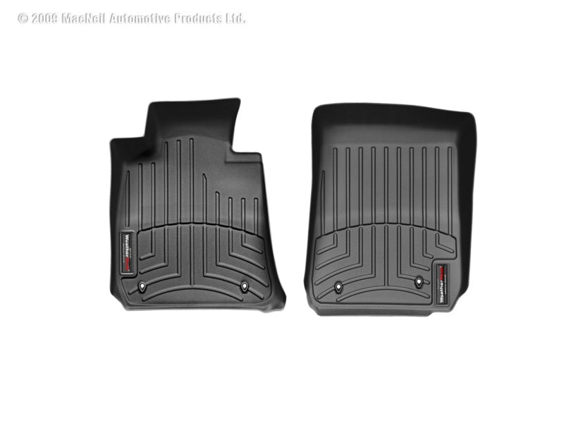 WeatherTech 06-12 BMW 3-Series Front FloorLiner - Black - GTR Auto