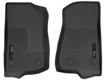 Load image into Gallery viewer, Husky Liners 19-24 Jeep Wrangler JL/JLU WeatherBeater Front Row Black Floor Liners - GTR Auto
