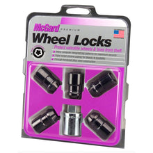 Load image into Gallery viewer, McGard Wheel Lock Nut Set - 5pk. (Cone Seat) M12X1.5 / 3/4 Hex / 1.46in. Length - Black - GTR Auto