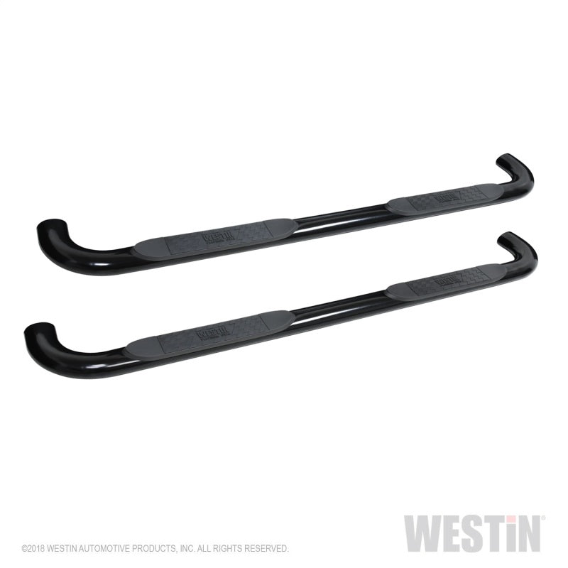 Westin 2019 Chevrolet Silverado/Sierra 1500 Crew Cab Platinum 4 Oval Nerf Step Bars - Black - GTR Auto