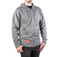 Load image into Gallery viewer, Cobb Grey Zippered Hoodie - Size X-Large
