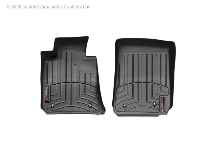 WeatherTech 06-12 BMW 3-Series Front FloorLiner - Black - GTR Auto