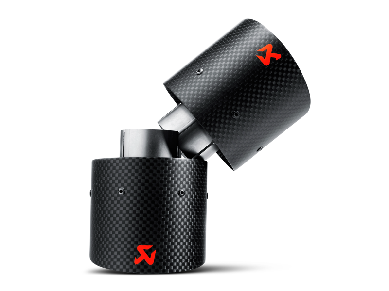 Akrapovic 07-14 MINI Cooper S (R56) / Cooper S Cabrio (R57) Tail Pipe Set (Carbon) - GTR Auto