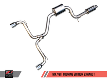 Load image into Gallery viewer, AWE Tuning VW MK7 GTI Touring Edition Exhaust - Chrome Silver Tips - GTR Auto