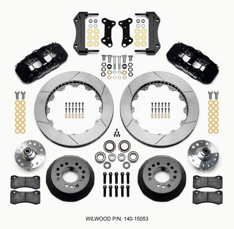 Wilwood AERO6 Front Hub Kit 15.00 67-69 Camaro 64-72 Nova Chevelle - GTR Auto