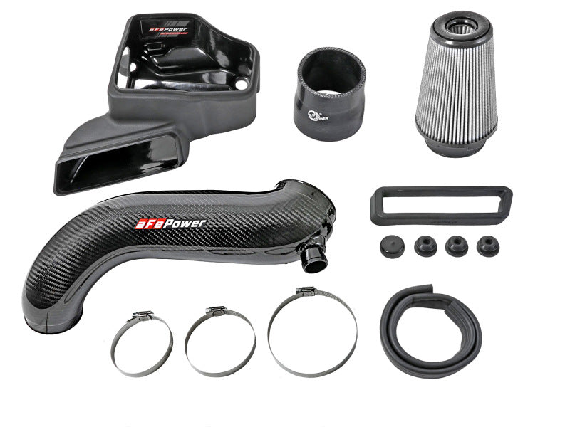 aFe 15-19 VW Golf R (MKVII) L4-2.0L (t) Track Series Carbon Fiber Intake System w/ Pro DRY S Filter - GTR Auto