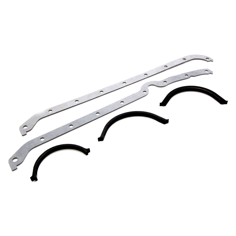 Cometic Chevy Gen1 Small Block V8 .094in Fiber Oil Pan Gasket Kit Left Side Thick & Thin Front Seals - GTR Auto