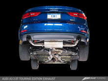 Load image into Gallery viewer, AWE Tuning Audi 8V A3 Touring Edition Exhaust - Dual Outlet Diamond Black 90 mm Tips - GTR Auto