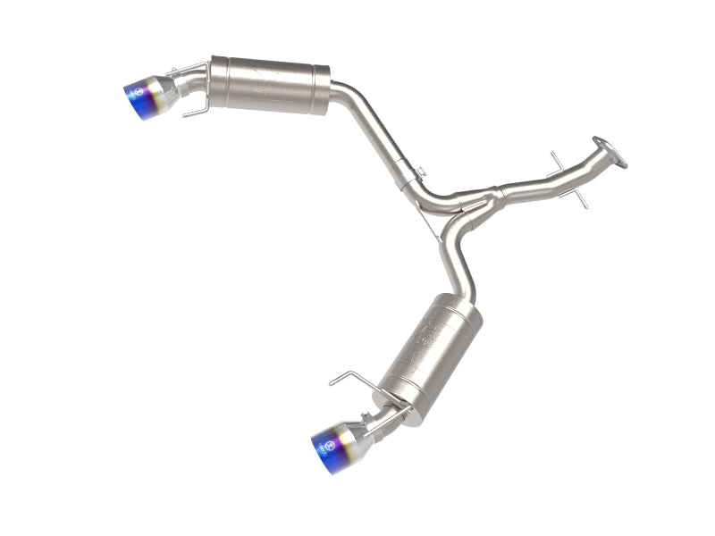 aFe POWER Takeda 06-13 Lexus IS250/IS350 SS Axle-Back Exhaust w/ Blue Flame Tips - GTR Auto