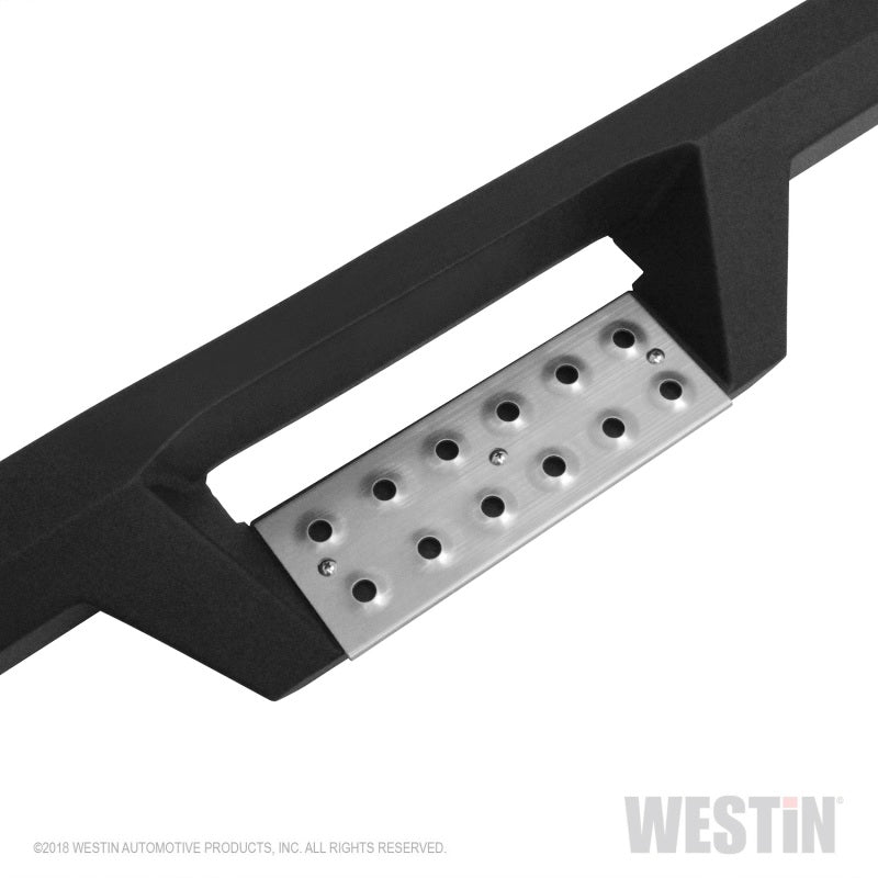 Westin 07-21 Toyota Tundra DC HDX Stainless Drop Nerf Step Bars - Tex. Blk - GTR Auto