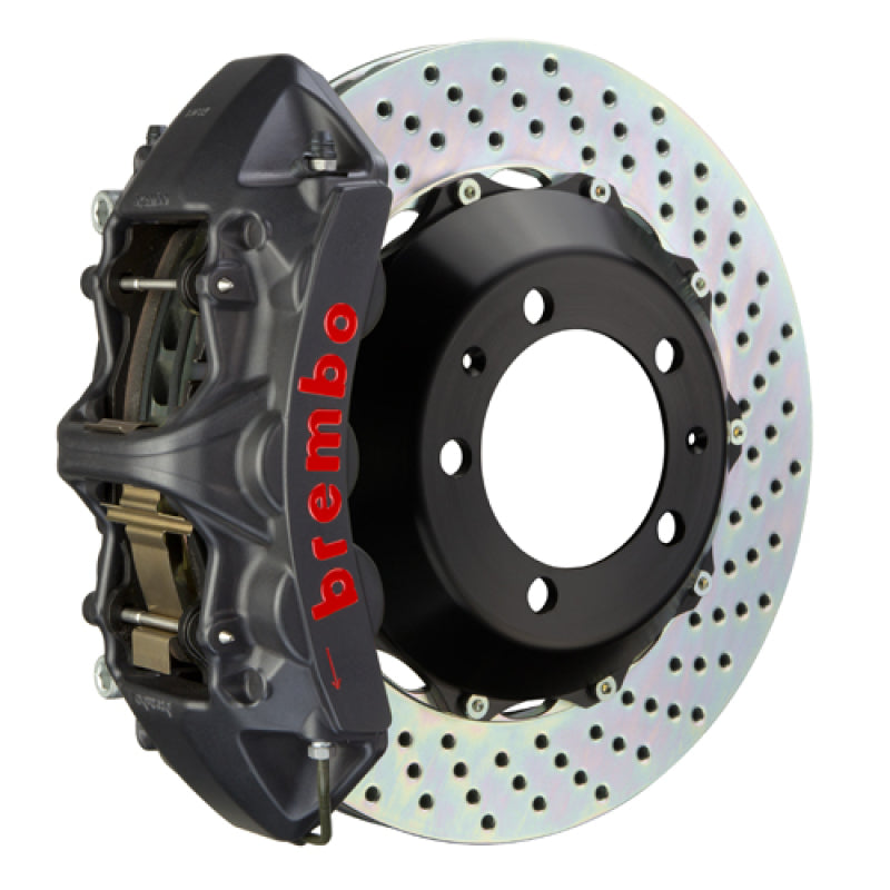Brembo 11-17 X3/15-18 X4 Front GTS BBK 6 Piston Cast 380x32 2pc Rotor Drilled-Black HA 1M1.9048AS