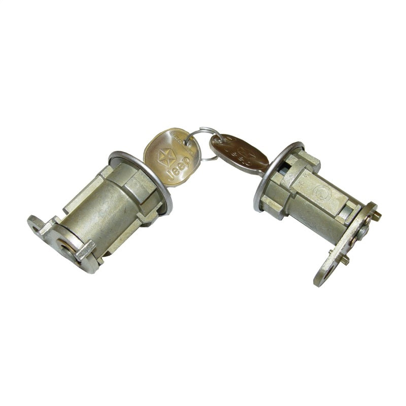 Omix Door Lock Cylinder Set- 76-90 Jeep CJ/XJ/MJ/YJ - GTR Auto