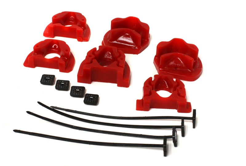 Energy Suspension 92-00 Honda Civic (Except 99-00 Si) / 93-97 Del Sol Red Motor Mount Inserts (Manua - GTR Auto