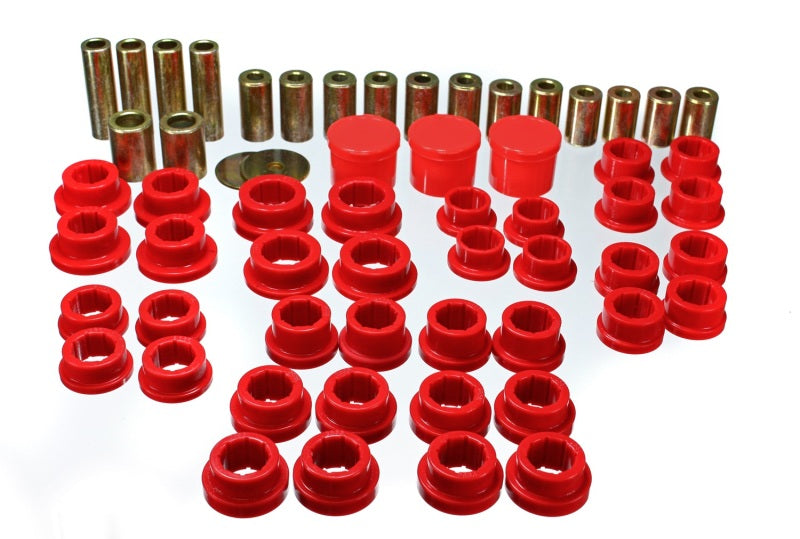 Energy Suspension 02-09 350Z / 03-07 Infiniti G35 Coupe Red Rear Control Arm Bushing Set - GTR Auto