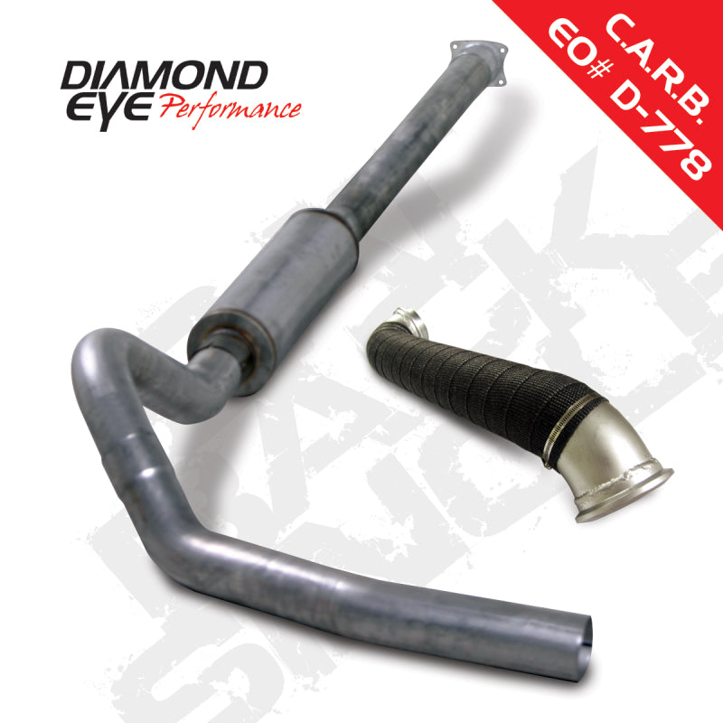 Diamond Eye KIT 4in Catback Single w/ TDP SS 04-05 Chevy/GMC 6.6L Duramax 2500/3500 - GTR Auto