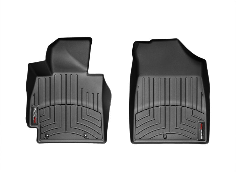 WeatherTech 12+ Hyundai Veloster Front FloorLiner - Black - GTR Auto