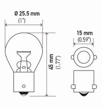 Load image into Gallery viewer, Hella Bulb 1141 12V 18W Ba15S S8 (2) - GTR Auto