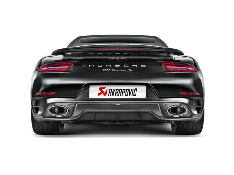 Akrapovic 14-15 Porsche 911 Turbo/Turbo S (991) Rear Carbon Fiber Diffuser - Matte - GTR Auto