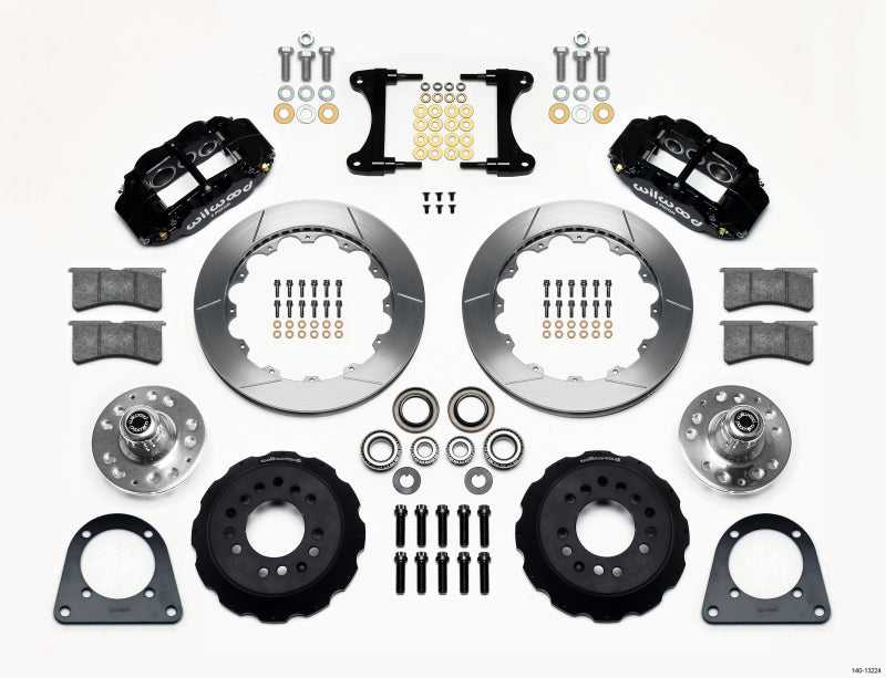 Wilwood Narrow Superlite 6R Front Hub Kit 12.88in TCI-IFS 71-78 (Pinto Based) - GTR Auto