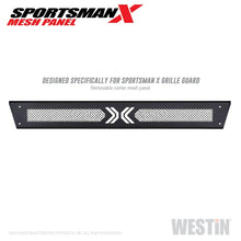 Load image into Gallery viewer, Westin 2005-2020 Chevrolet/Nissan/Toyota Sportsman X Mesh Panel (Textured Black) - GTR Auto