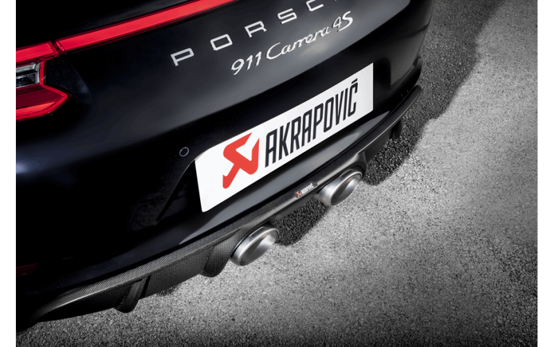 Akrapovic 16-17 Porsche 911 Carrera S/4/4S/GTS (991.2) Rear Carbon Fiber Diffuser - Matte - GTR Auto