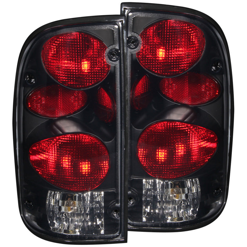 ANZO 1995-2000 Toyota Tacoma Taillights Dark Smoke G2 - GTR Auto