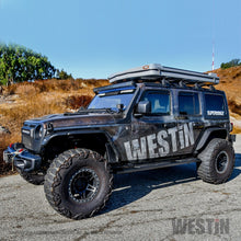 Load image into Gallery viewer, Westin 18-22 Jeep Wrangler JLU 4dr R5 Nerf Step Bars - Tex. Blk - GTR Auto