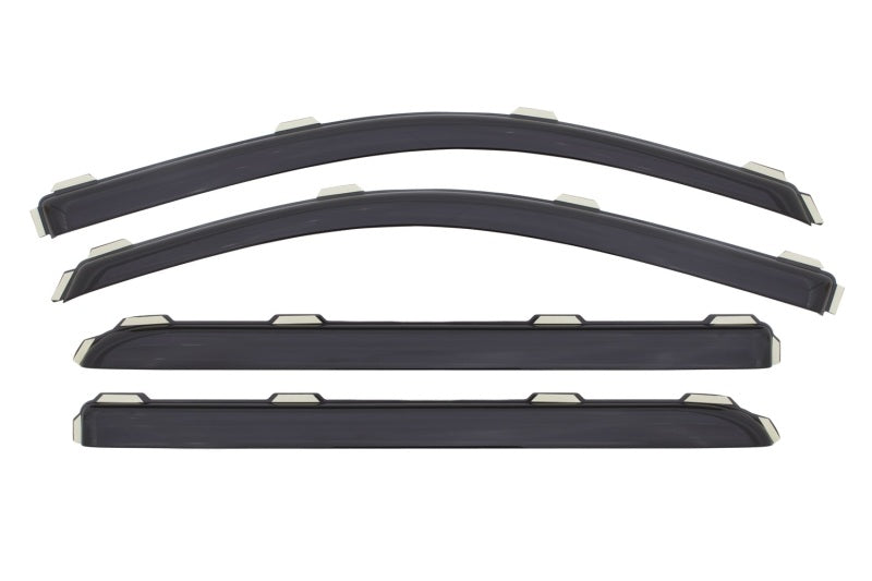 AVS 15-18 Chevy Silverado 2500 Crew Cab Ventvisor Front & Rear Window Deflectors 4pc - Smoke - GTR Auto