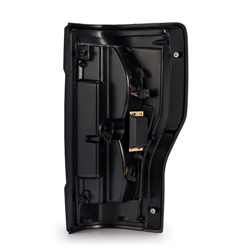 AlphaRex 17-19 Ford F250 Super Duty PRO-Series LED Tail Lights Jet Black (w/o Blind Spot Sensor) - GTR Auto