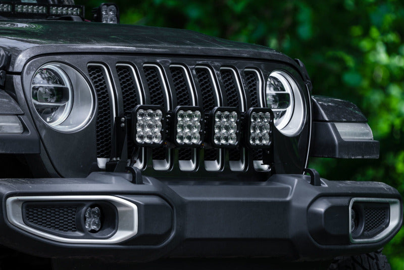 Diode Dynamics Jeep JL SS5 4-Pod CrossLink Grille Lightbar Kit Sport - White Combo - GTR Auto