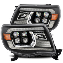 Load image into Gallery viewer, AlphaRex 05-11 Toyota Tacoma NOVA LED Projector Headlights Plank Style Alpha Black w/Activ Light/DRL - GTR Auto