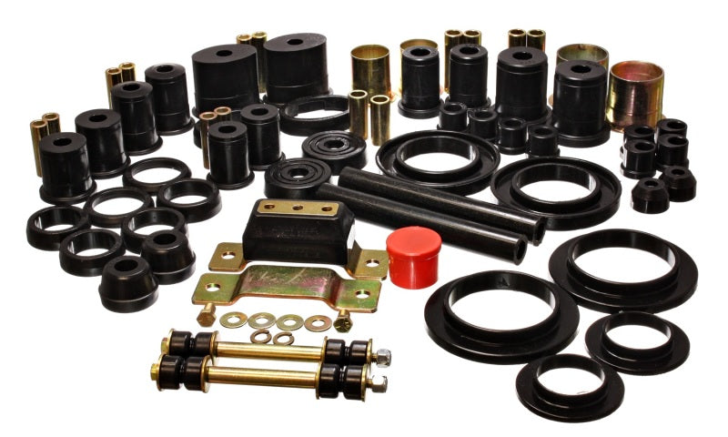 Energy Suspension 94-95 Ford Mustang Black Hyper-flex Master Bushing Set w/ V-8 - GTR Auto