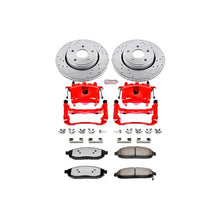 Load image into Gallery viewer, Power Stop 05-10 Jeep Grand Cherokee Front Z36 Truck &amp; Tow Kit w/Cals