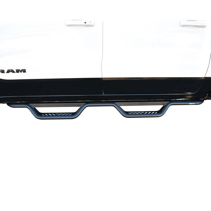 Westin 19-22 Ram 1500 Crew Cab (Excl. 19-22 Ram 1500 Classic) Outlaw Nerf Step Bars - Textured Black - GTR Auto