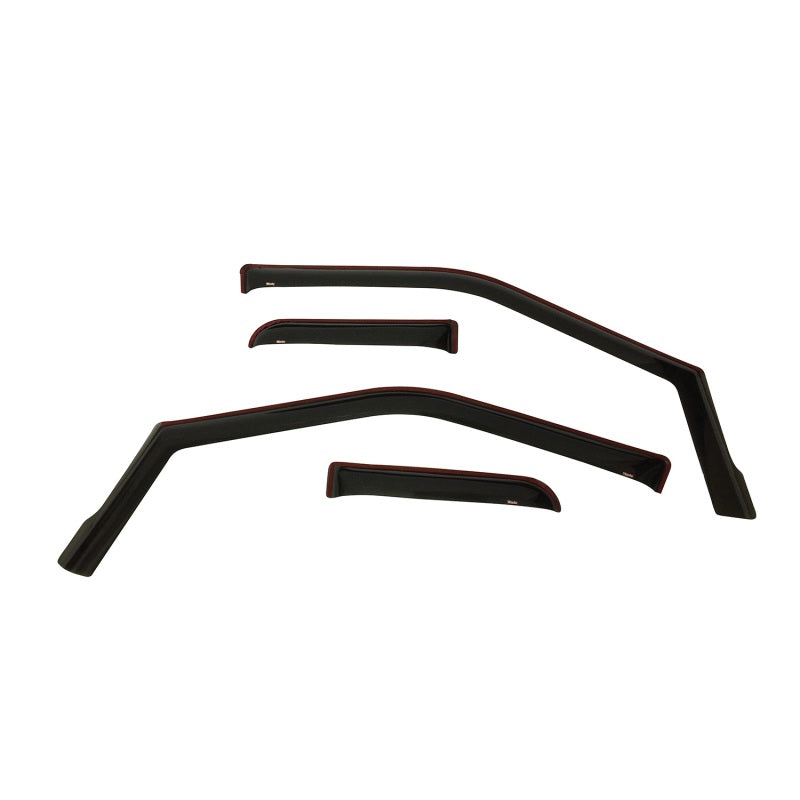 Westin 2015-2018 Ford F-150 SuperCab Wade In-Channel Wind Deflector 4pc - Smoke - GTR Auto