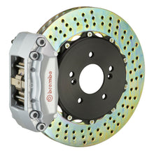 Load image into Gallery viewer, Brembo 08-14 C-Class (Excl 4MATIC/AMG) Rr GT BBK 4Pis Cast 2pc 328x28 2pc Rotor Drilled-Black 2C1.6012A1