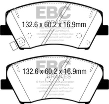 Load image into Gallery viewer, EBC 2017+ Hyundai Elantra 1.4L Turbo Yellowstuff Front Brake Pads