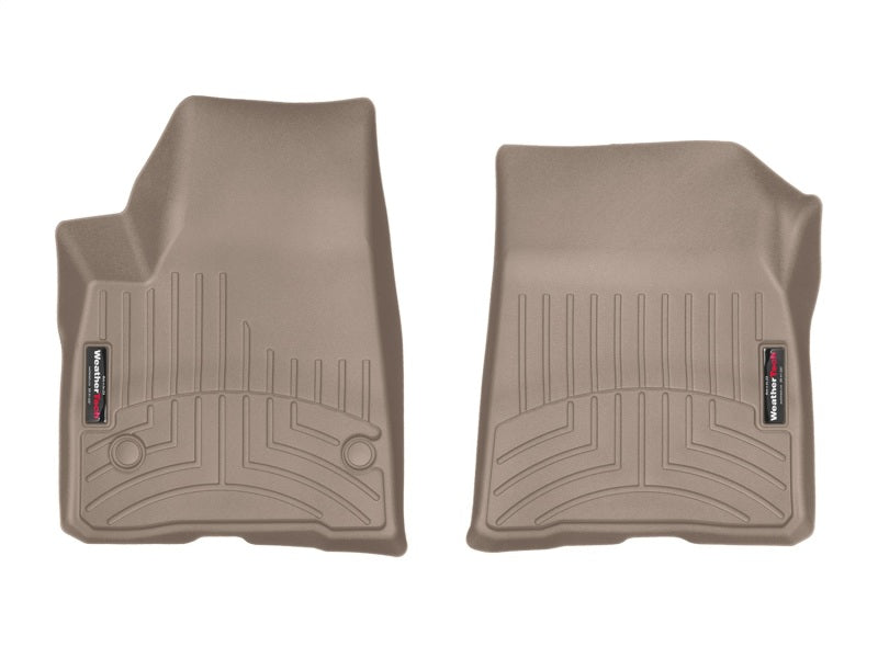 WeatherTech 2017+ GMC Acadia/Acadia Denali Front FloorLiner - Tan - GTR Auto