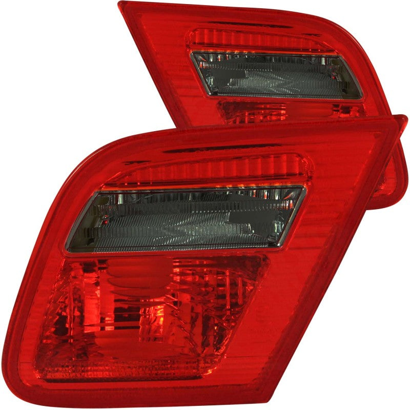 ANZO 2000-2003 BMW 3 Series E46 Taillights Red/Smoke - Inner - GTR Auto