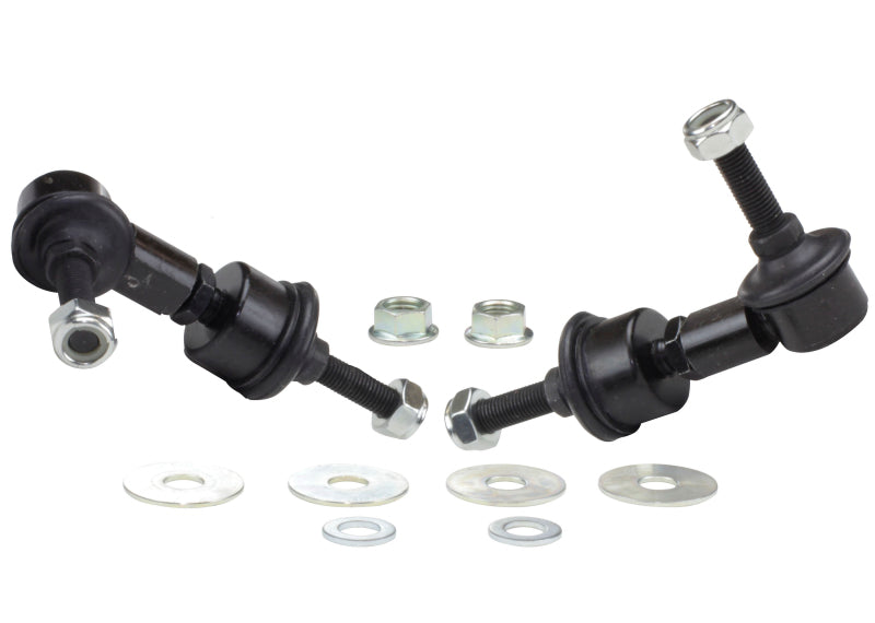 Whiteline 5/05+ Ford Focus / 04+ Mazda 3 BK Rear Swaybar Link Kit H/Duty Adj Steel Ball - GTR Auto