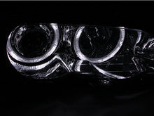 Load image into Gallery viewer, ANZO 2000-2003 BMW 3 Series E46 Projector Headlights w/ Halo Chrome - GTR Auto
