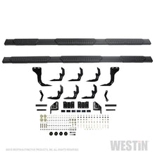 Load image into Gallery viewer, Westin 2019 Chevrolet Silverado/Sierra 1500 Crew Cab (6.5ft) R5 Modular Nerf Step Bars - Black - GTR Auto