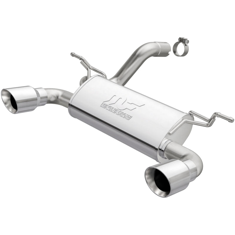 MagnaFlow 2018+ Jeep Wrangler 3.6L Dual Polished Tip Axle-Back Exhaust - GTR Auto